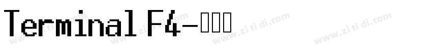 Terminal F4字体转换